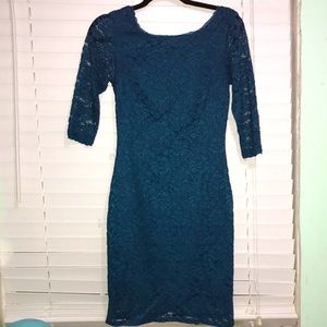 Women’s blue lace dress